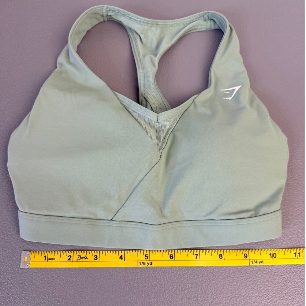 Gymshark Green Padded Sports Bra - XS